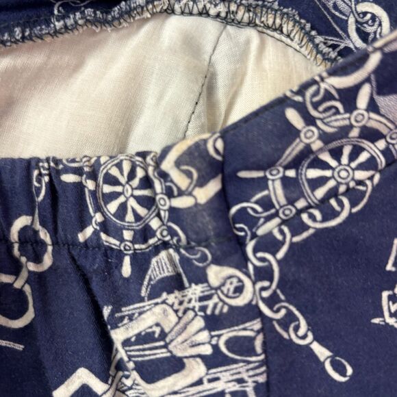 TORRID Strapless Top‎ Women Plus Size 2 Blue White Nautical Whimsical Summer Sun - Picture 6 of 10